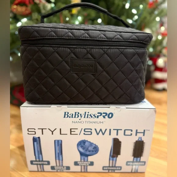 BaBylissPRO Nano Titanium StyleSwitch Ionic Multi-Styler/Hairdryer w/Travel Case - Picture 4 of 8